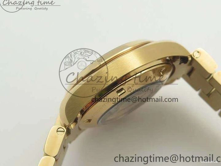 0418 Bright Aqua Terra Ladies 35mm RG V6F Best Edition Brown Dial On RG Bracelet A 8101